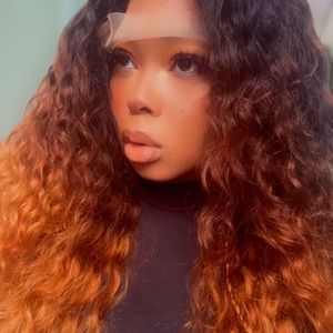 Gorgeous Custom Glue-less water wave Wig 26inches for sale.